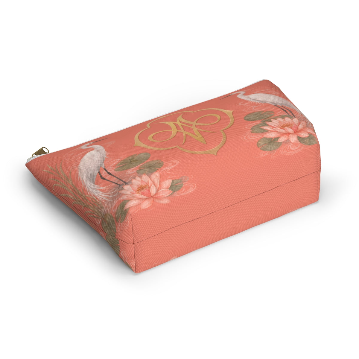 Coral Herons Tile Bag
