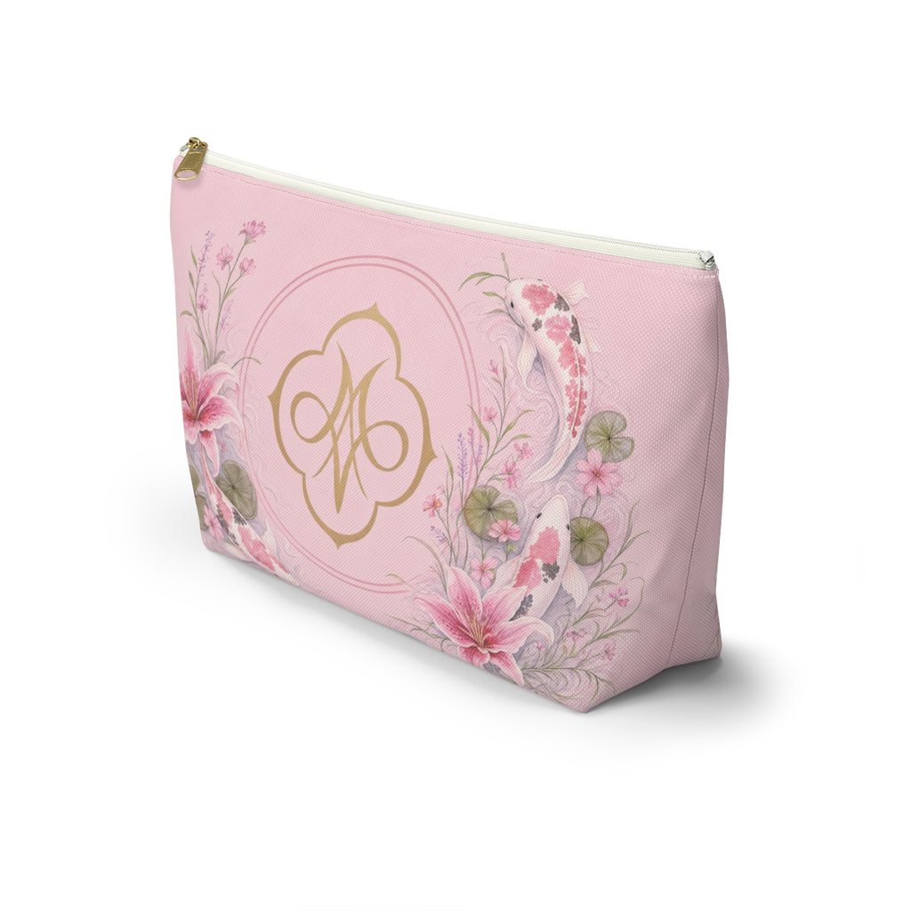 Pink Koi & Lilies Tile Bag