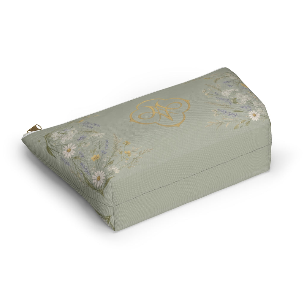 Sage Green Wildflowers Tile Bag