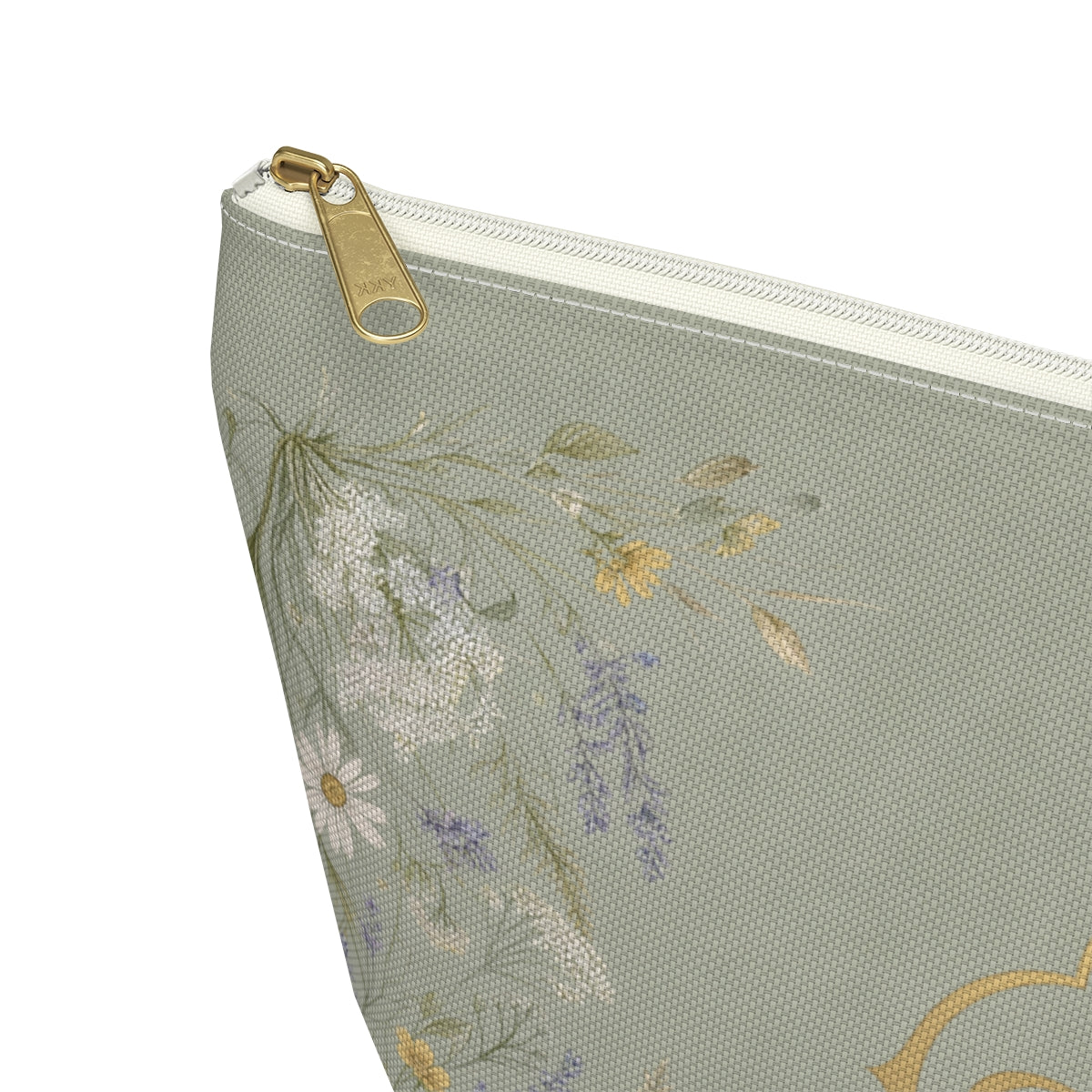 Sage Green Wildflowers Tile Bag