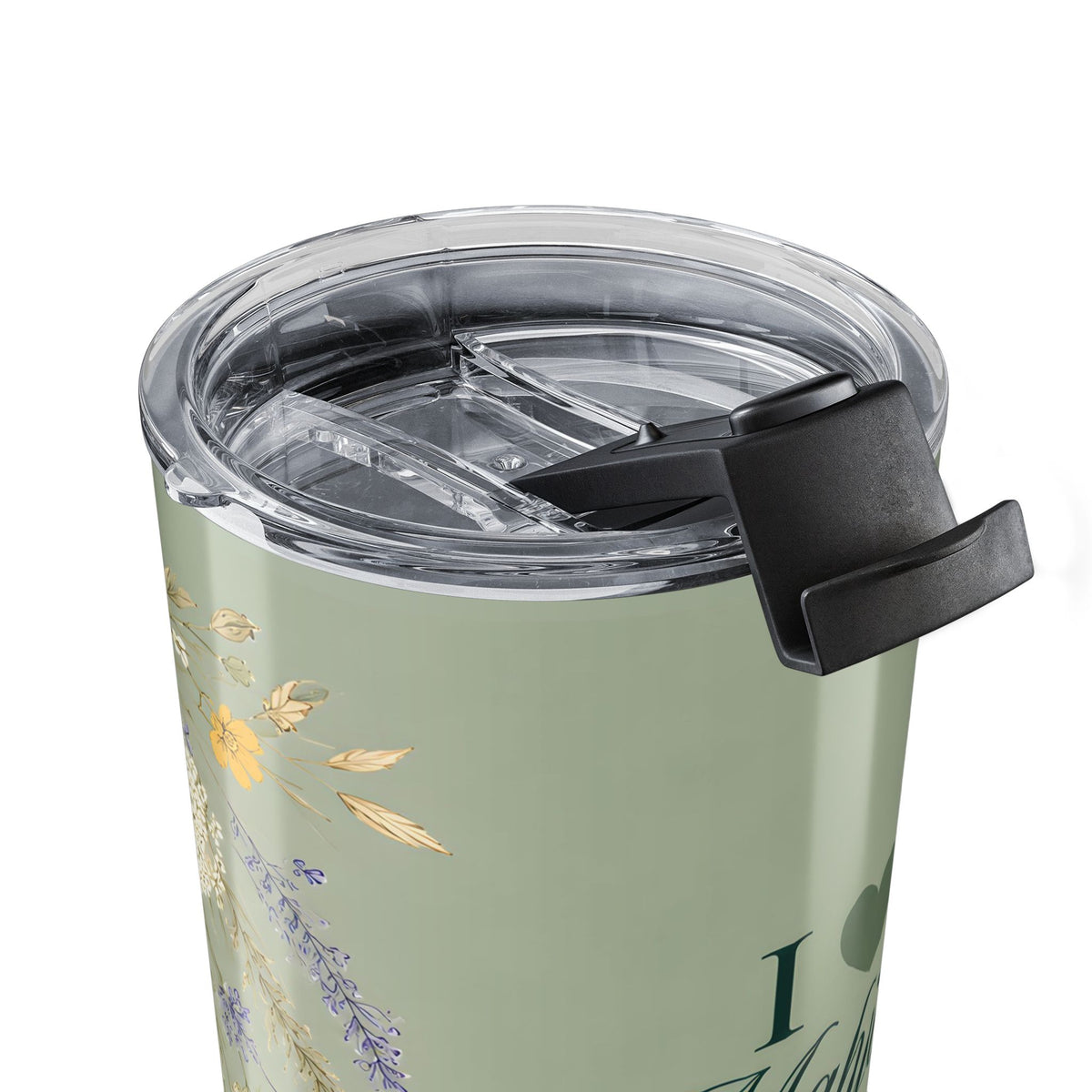 Sage Green Wildflowers 20oz Tumbler