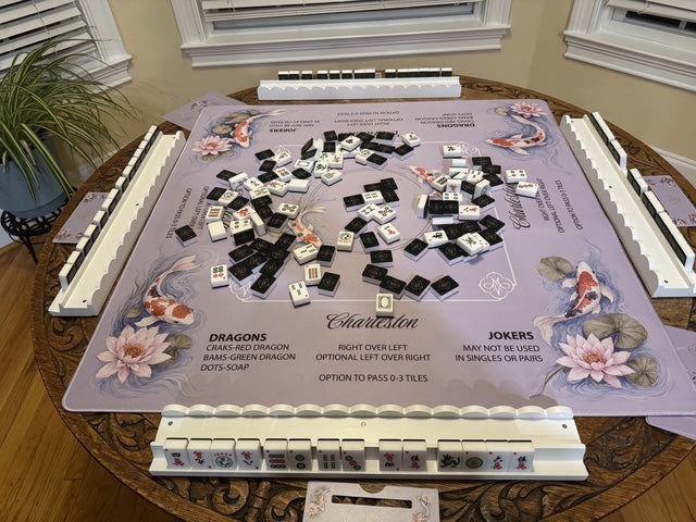 Lavender Koi Mahjong Mat