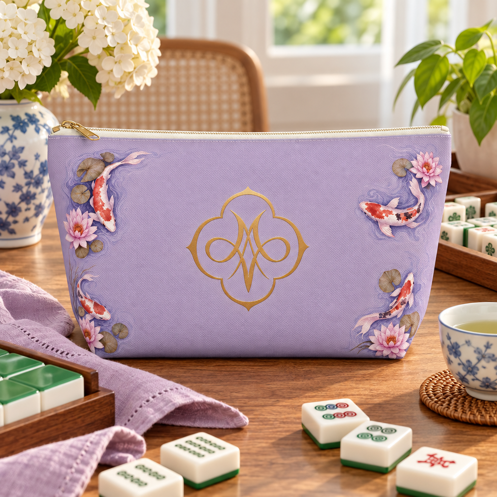 Lavender Koi Tile Bag
