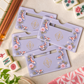 Lavender Koi Card Line Finders (Set of 4)