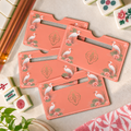 Coral Herons Card Line Finders (Set of 4)