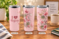 Pink Koi and Lilies 20oz Tumbler