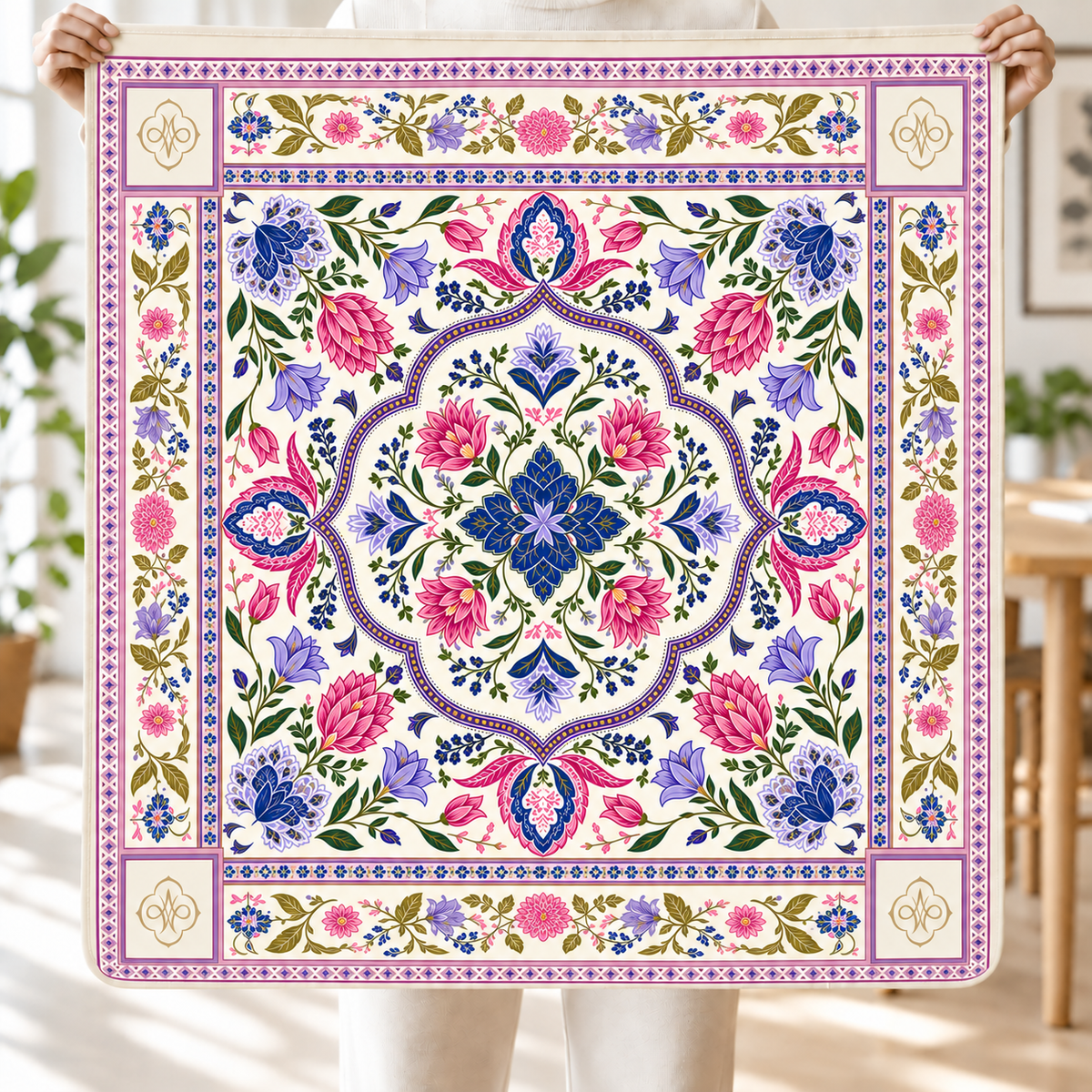 The Lotus Courtyard Mahjong Mat