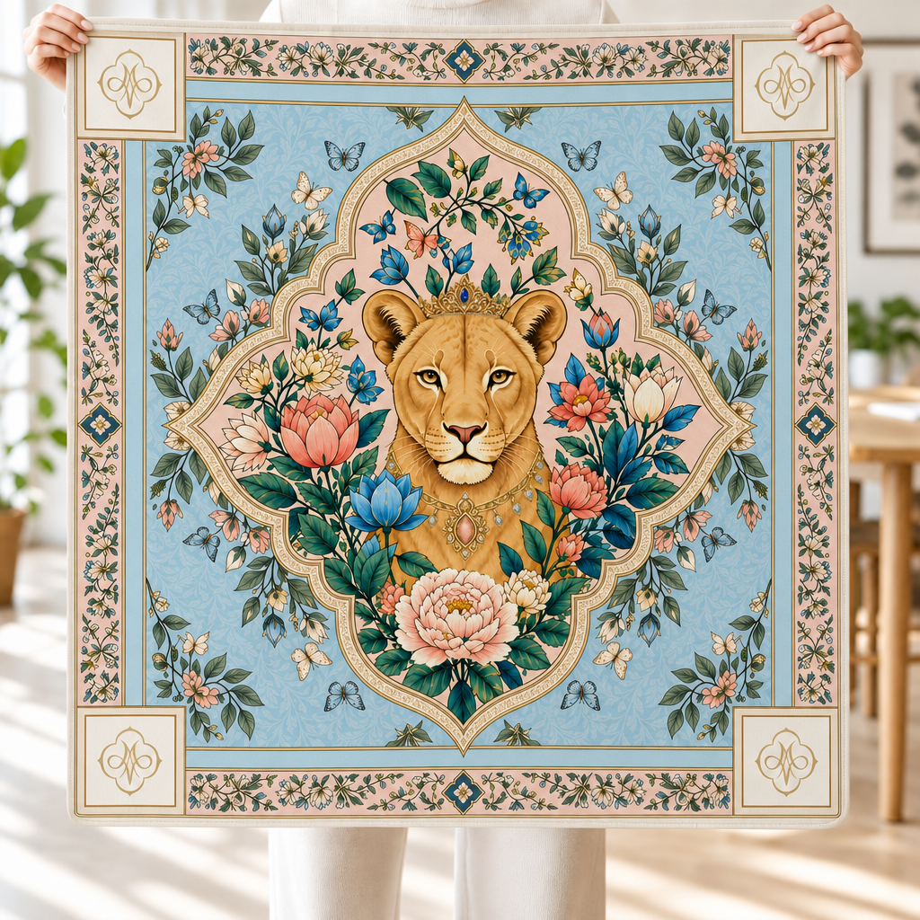 The Peony Court Mahjong Mat