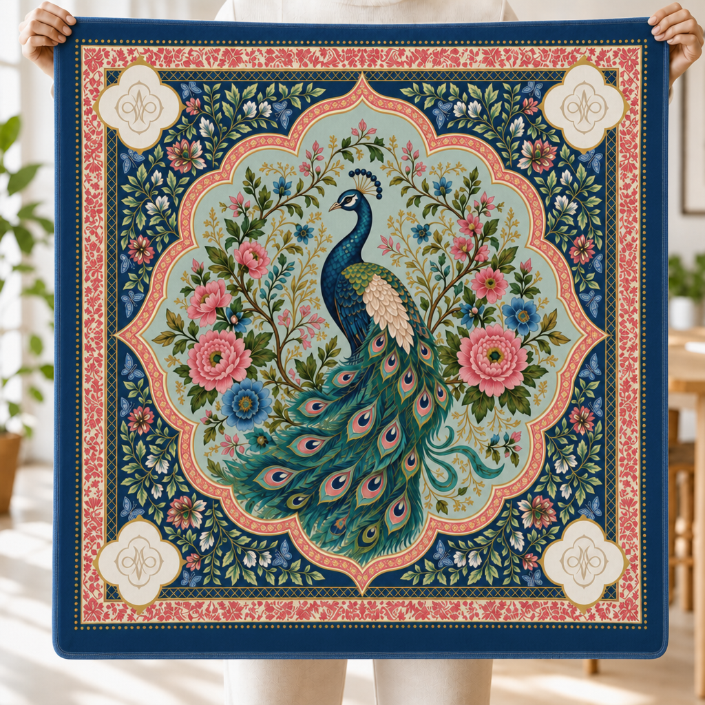 Peacock Terrace Mahjong Mat