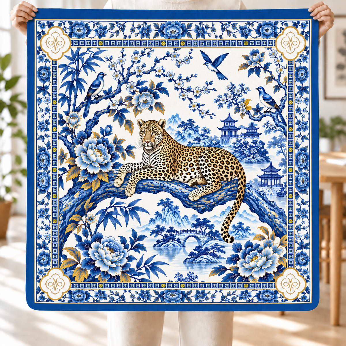 The Blossom Overlook Mahjong Mat