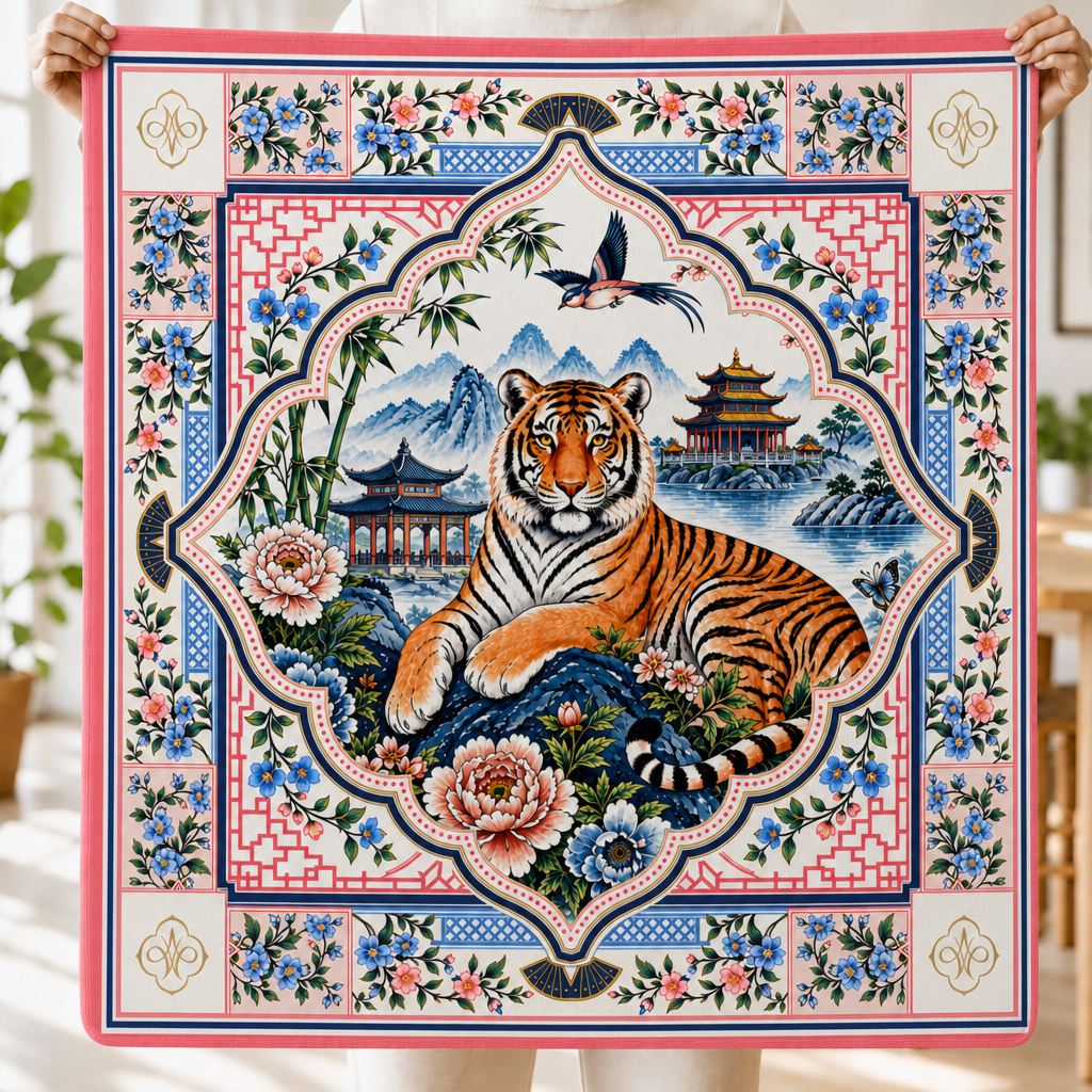 The Bamboo Retreat Mahjong Mat