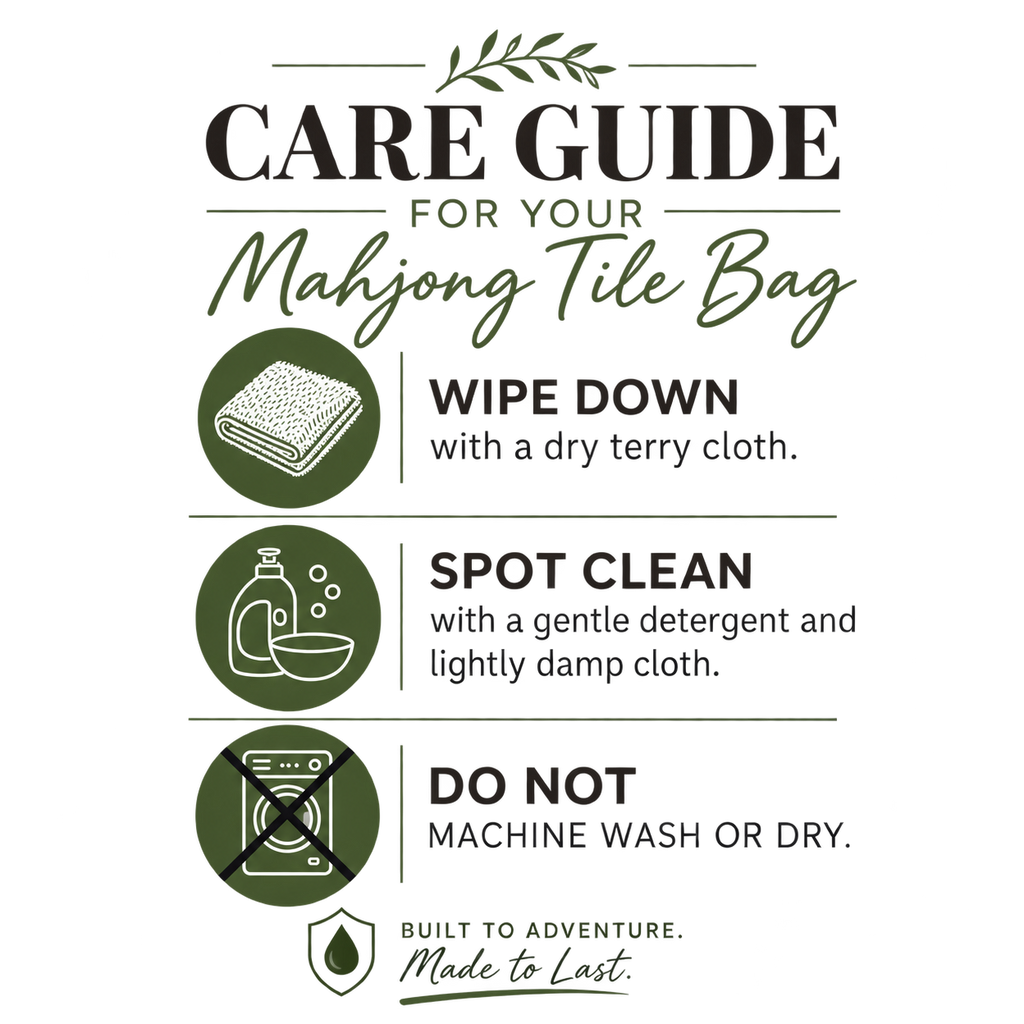 Sage Green Wildflowers Premium Tile Bag