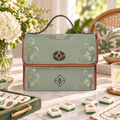 Sage Green Wildflowers Premium Tile Bag