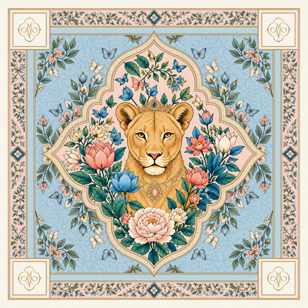 The Peony Court Mahjong Mat