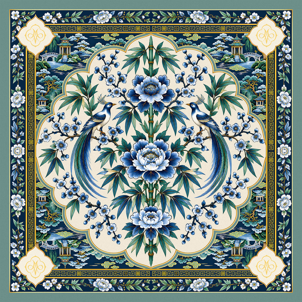 The Plum Blossom Gallery Mahjong Mat