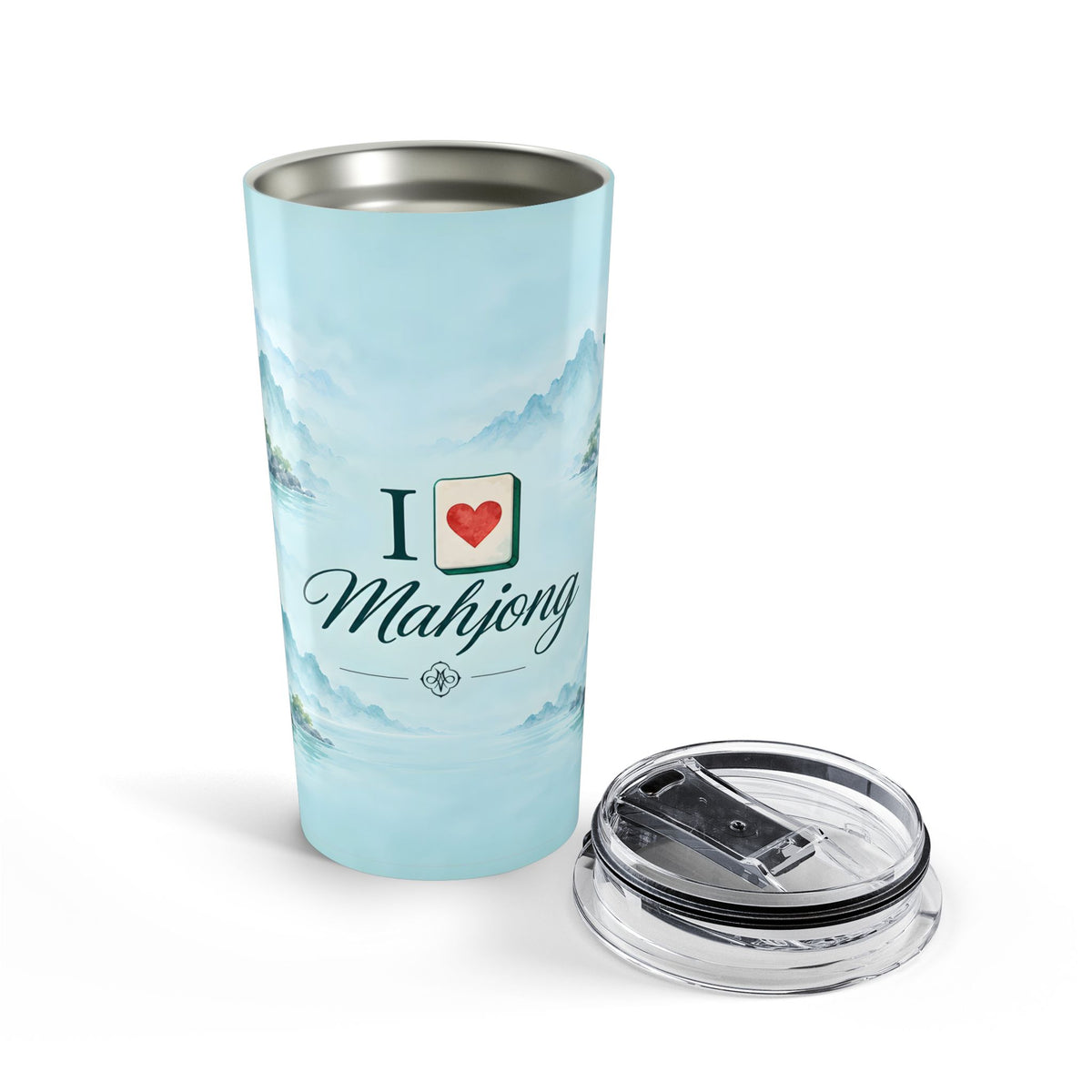 Turquoise Tori and Pagoda 20oz Tumbler