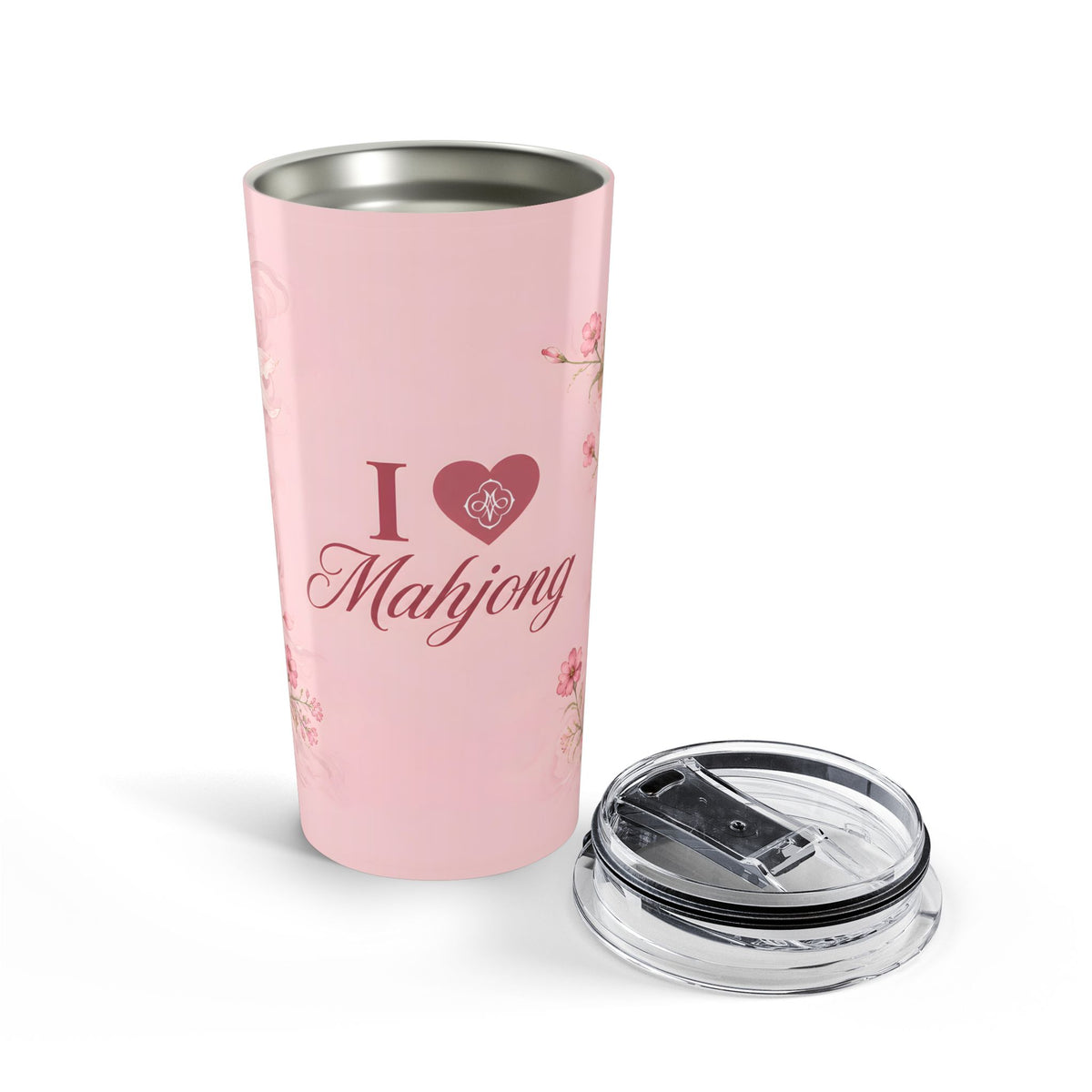 Pink Koi and Lilies 20oz Tumbler