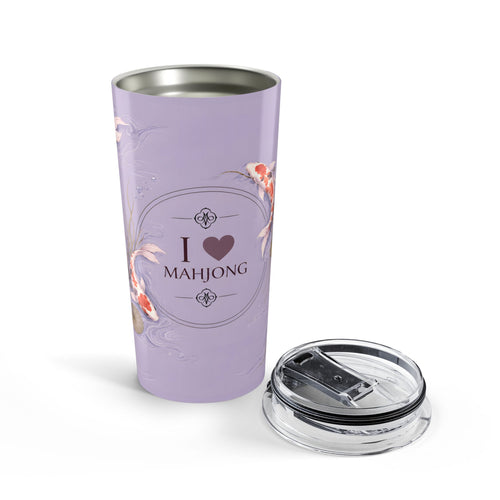 Lavender Koi and Lilies 20oz Tumbler