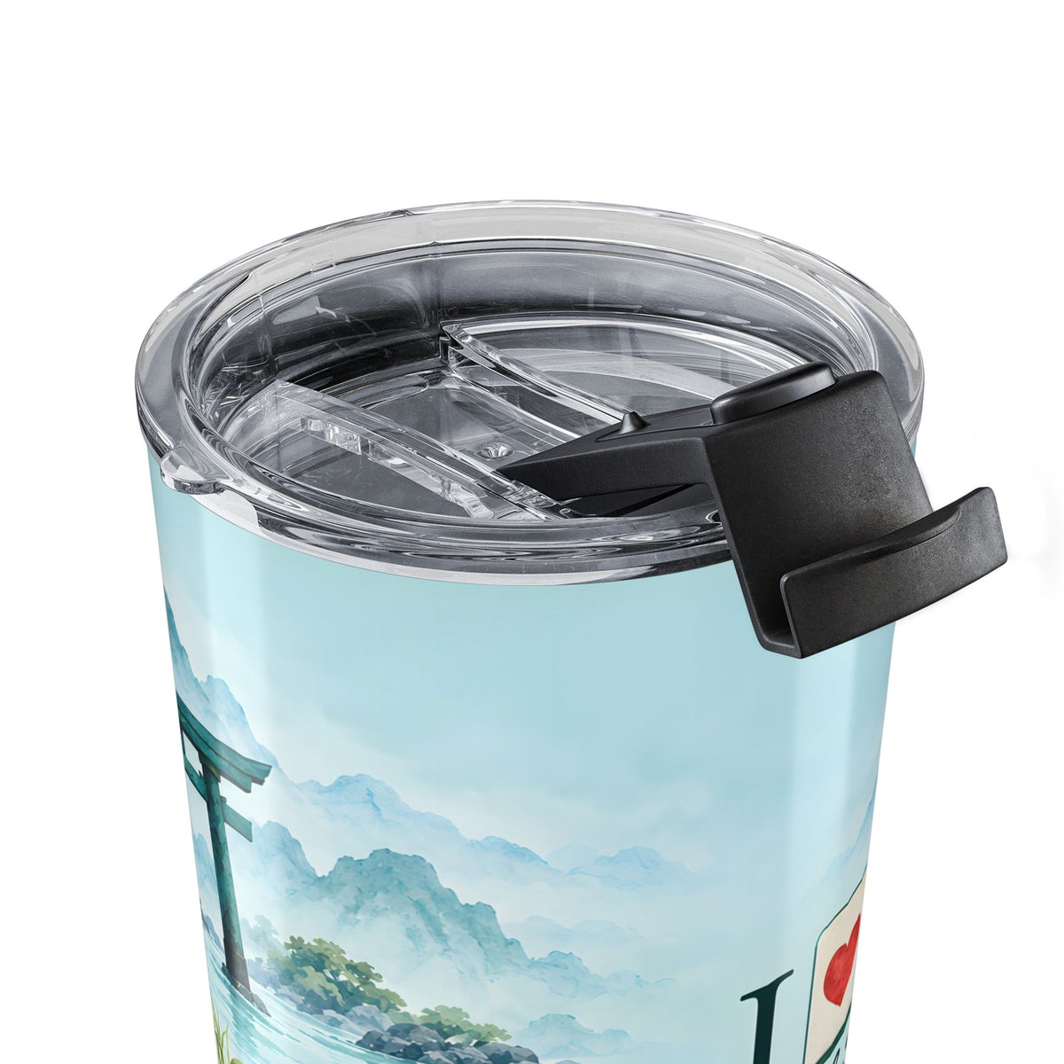 Turquoise Tori and Pagoda 20oz Tumbler