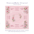 Pink Koi & Lilies Mahjong Mat