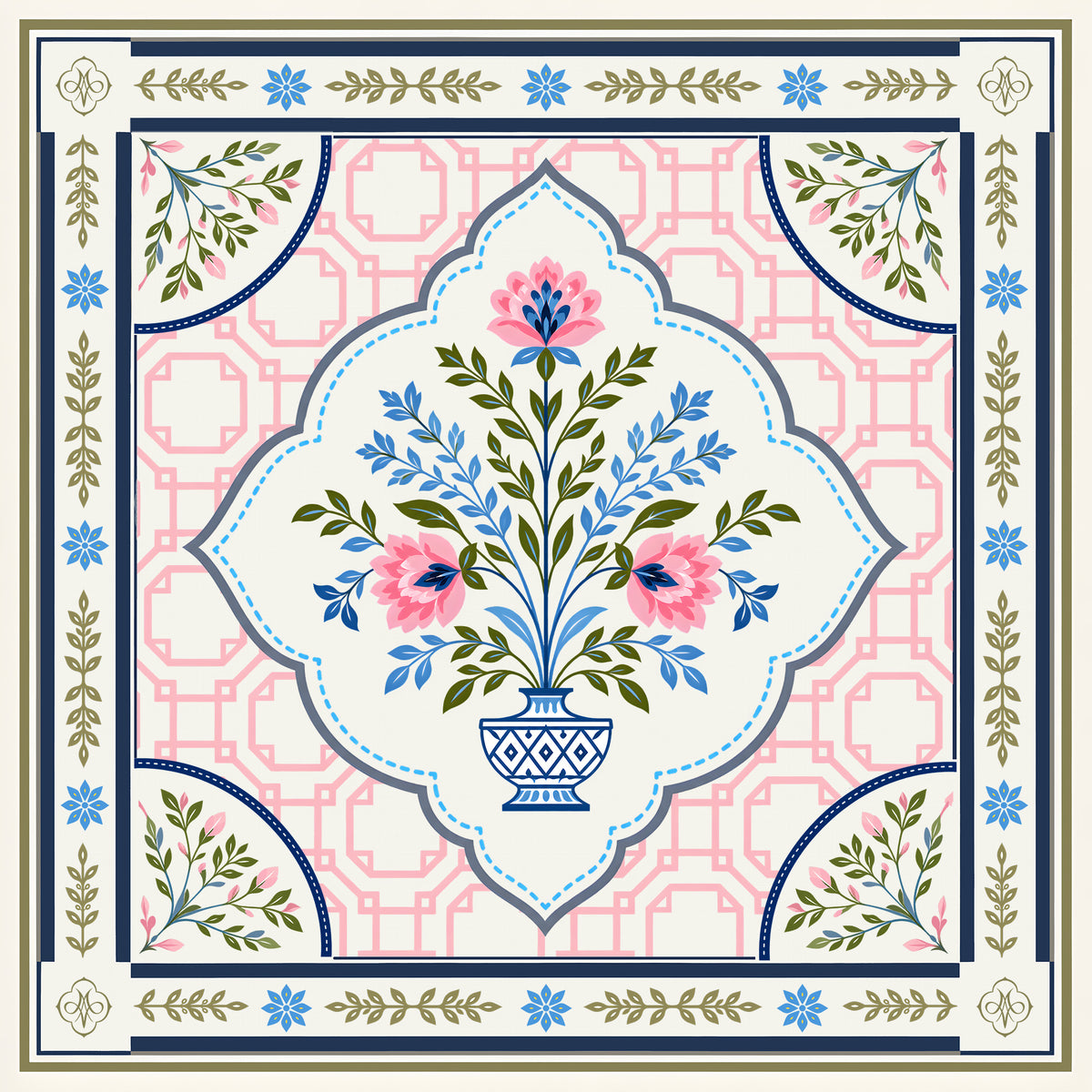 The Pavilion Garden Mahjong Mat