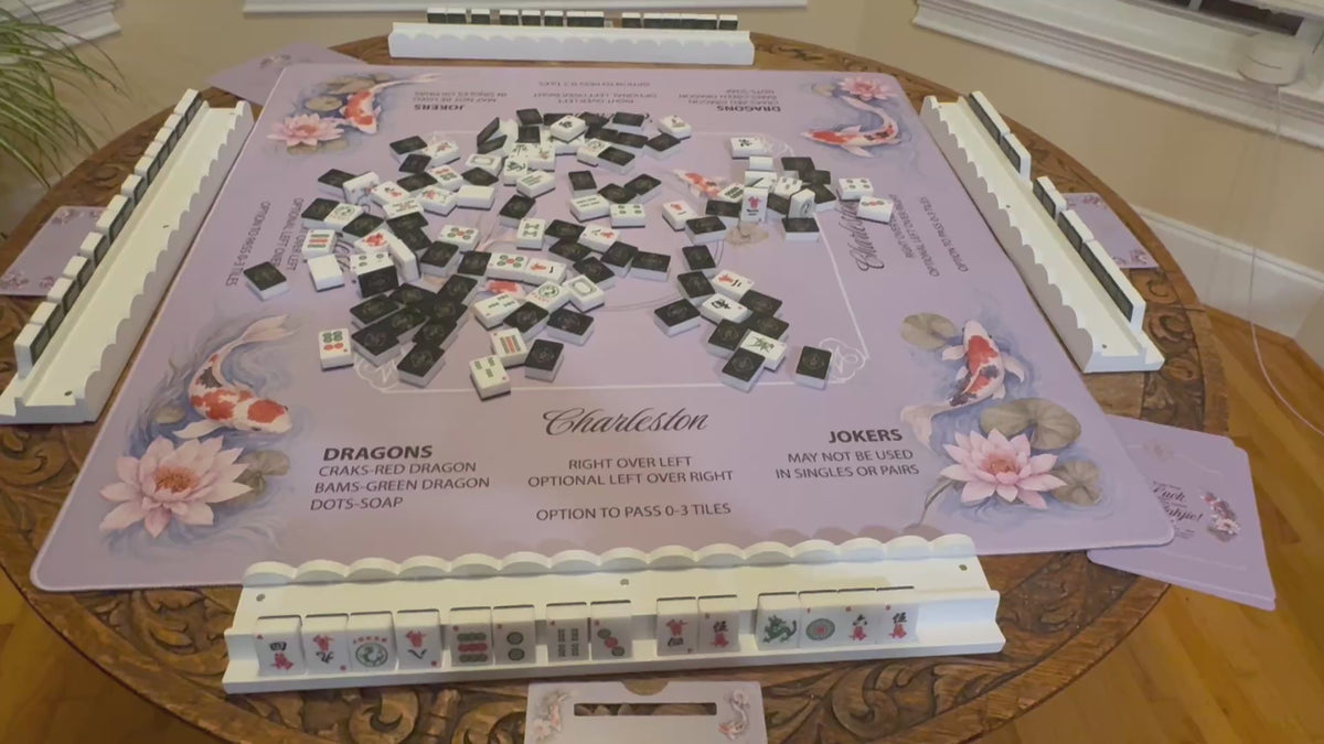 Lavender Koi Mahjong Mat