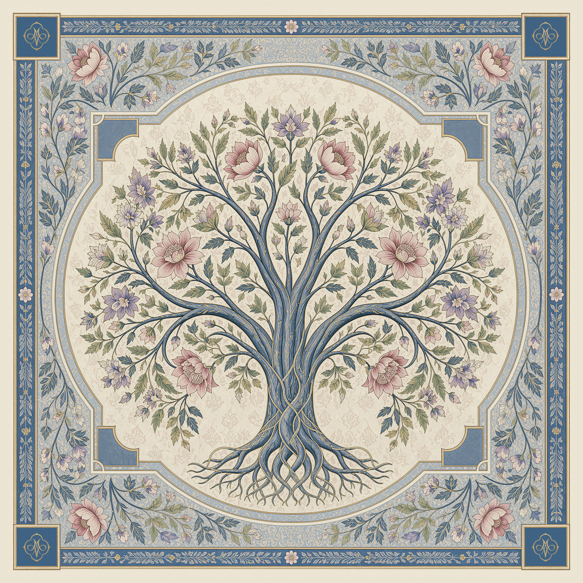 Celtic Tree of Life Mahjong Mat