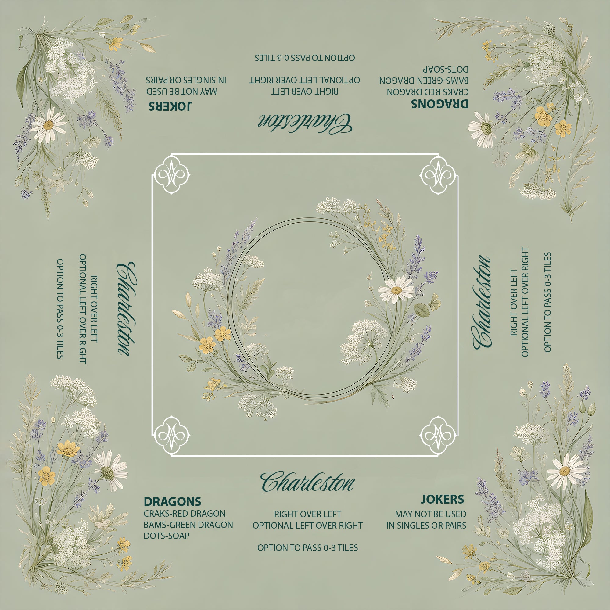 Sage Green Wildflowers collection artwork